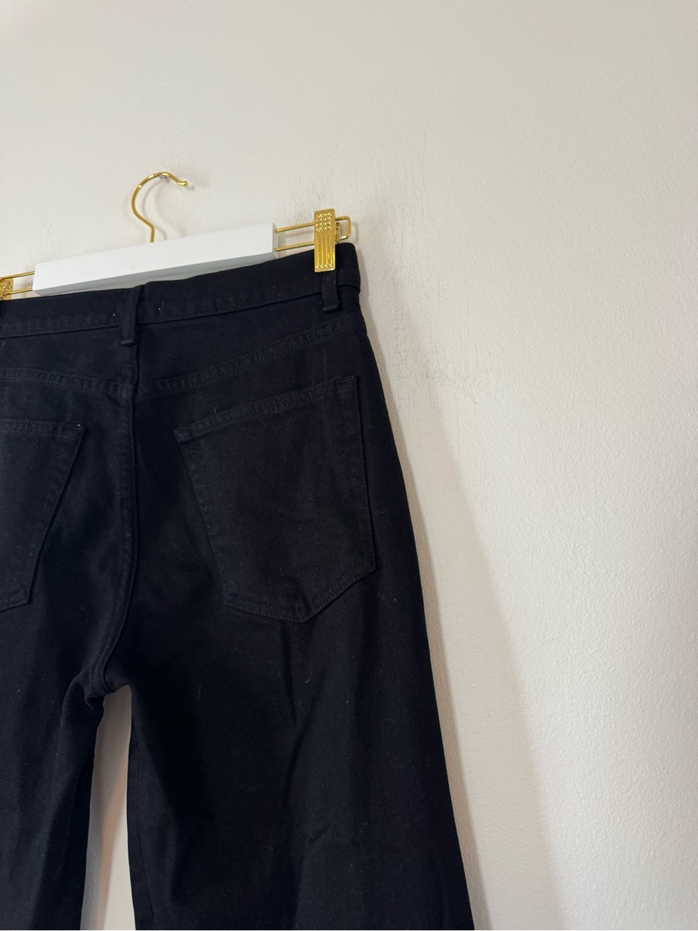 ASKK NY Crop Wide Leg Jeans Black - Picture 4 of 13
